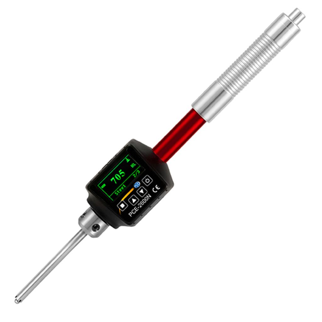 PCE Instruments PCE-2600N Portabler Härteprüfer Leeb | HLD, HRC, HB, HV, HS, HRA, HRB | Schlagkörper DL