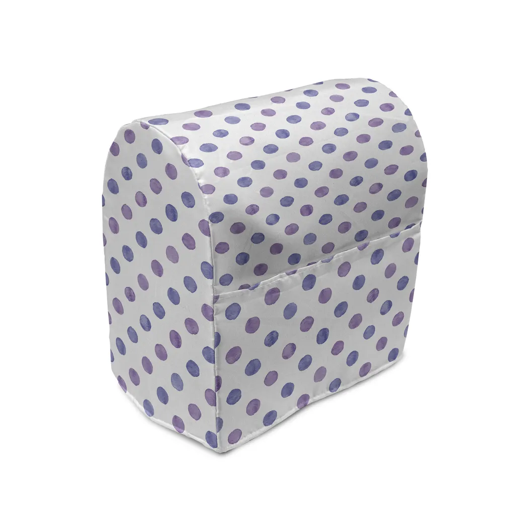 Protégez votre mixeur de la graisse et poussière - Housse Violette à Pois