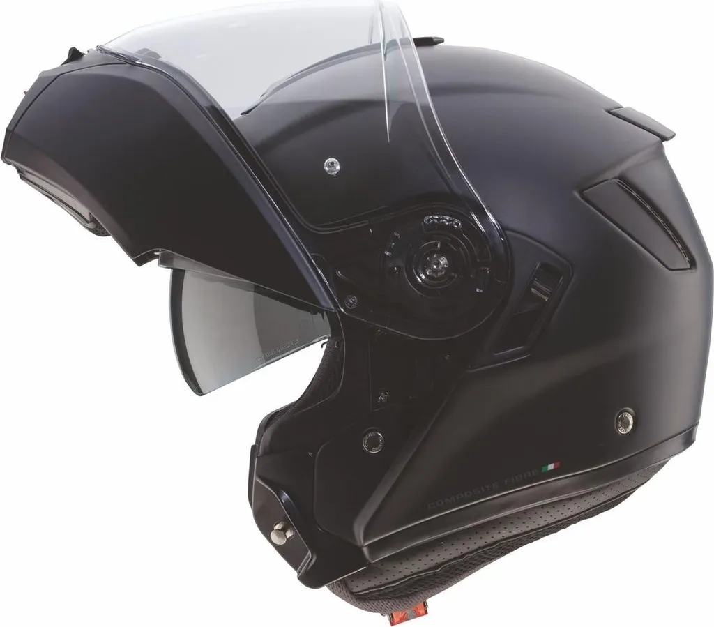 Casque Caberg Levo Matt Black XS : écran large et confort premium