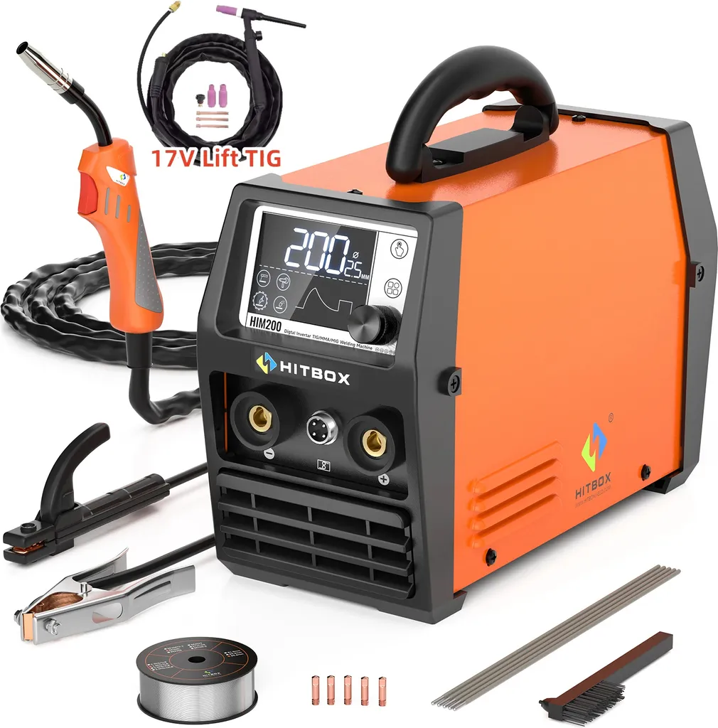 Machine de soudage MMA courant réglable 30-200A avec lampe de poche 17V