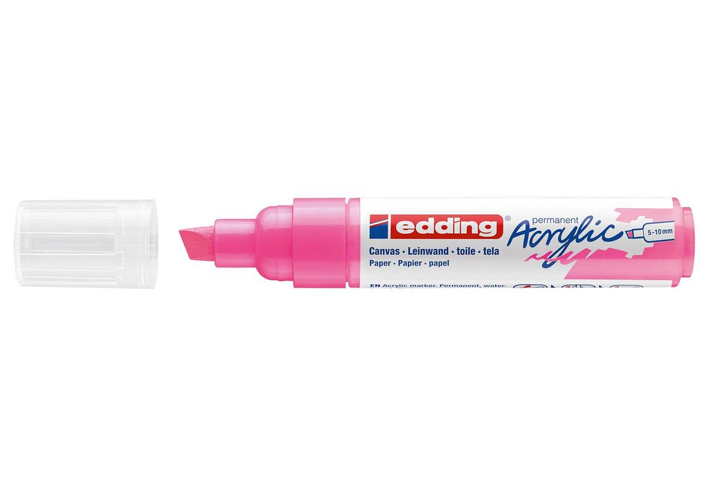 Edding 5000, 1 Stück(e), Pink, Meißel, Pink, 1 cm