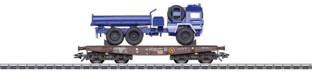 Märklin 48836 - H0 Schwerlastwagen Rlmmps 651 mit THW MAN, Produktbild 