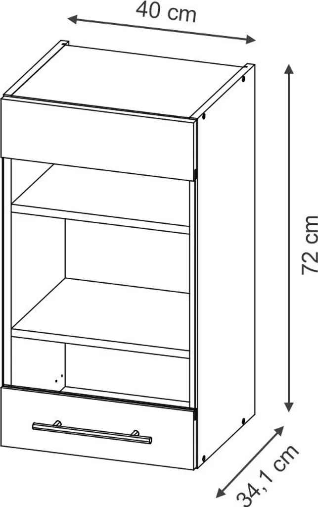 Recensione Pensile Vicco Fame-Line 40cm Vetro Bianco e Rovere Dorato - 3