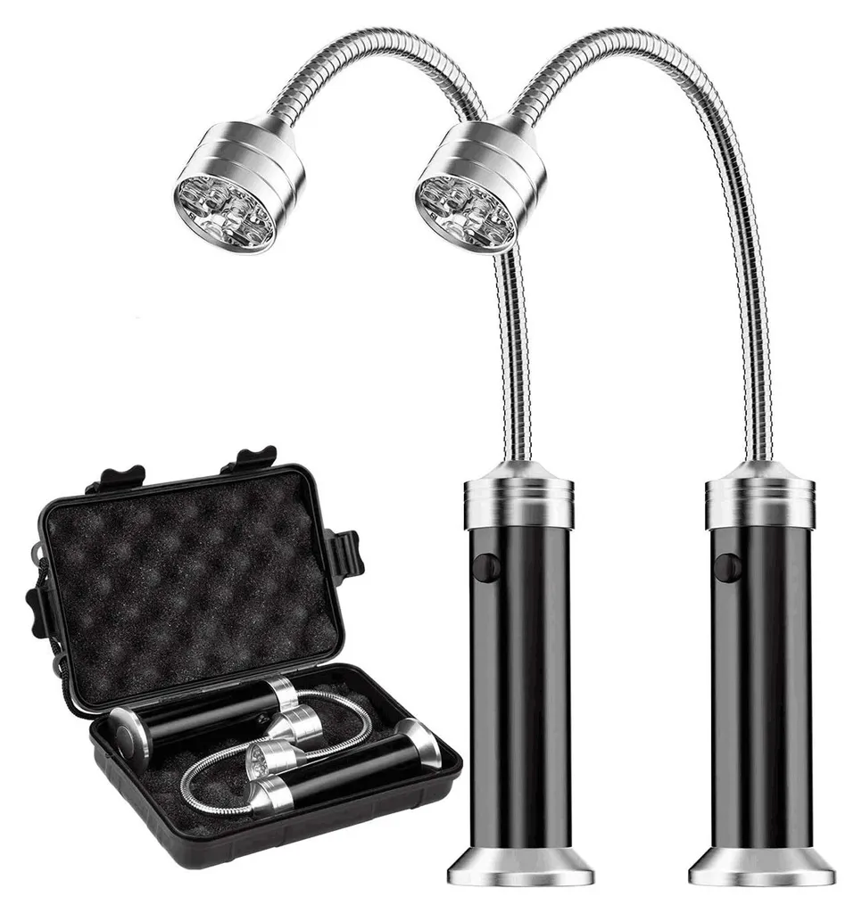 Lampe barbecue magnétique pour voir vos grillades la nuit lot de 2 LED