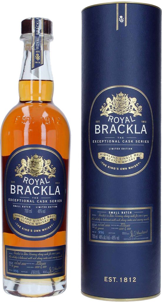 Royal Brackla Exceptional Cask Series - 18 Jahre - PX Finish Cask #5000 + #5001 - Single Malt Scotch Whisky
