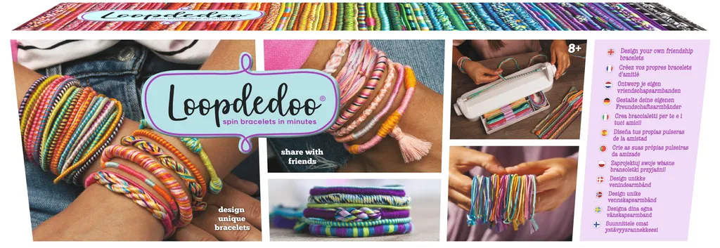 Machine à tisser Loopdedoo : kit création bracelets DIY personnalisés - 2