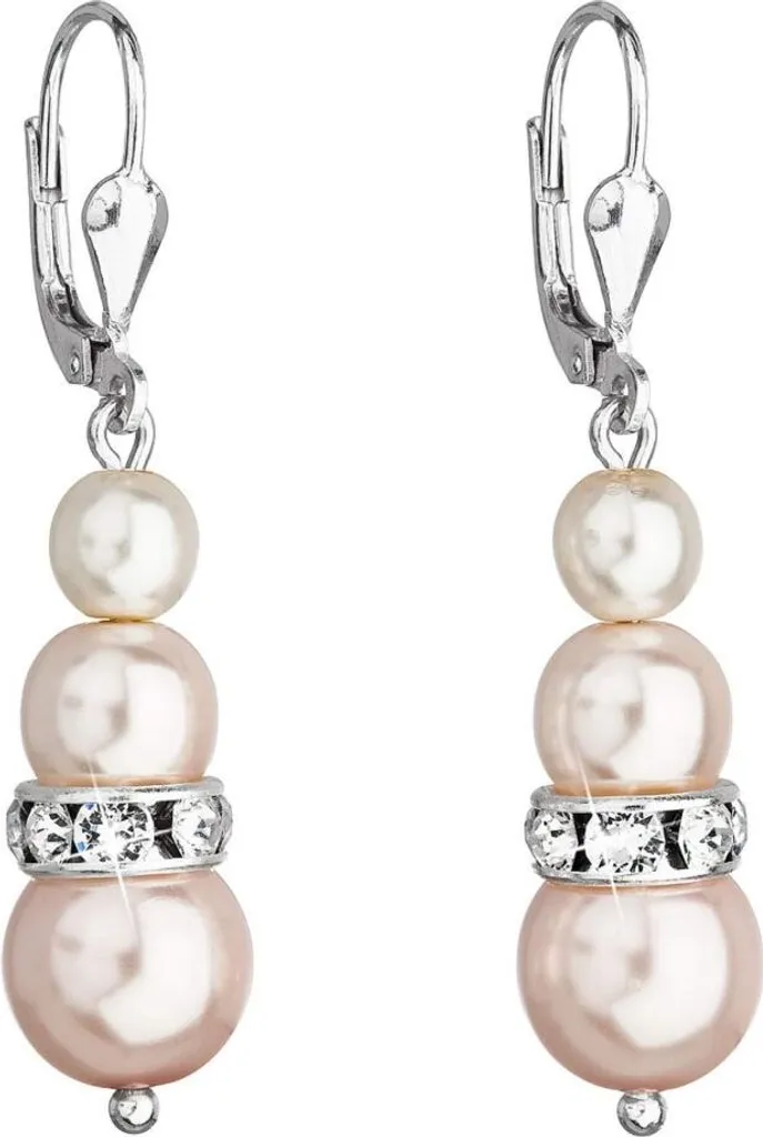 Boucles d'oreilles en perles et cristaux 31150.3 - Élégance intemporelle