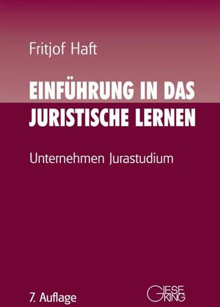 Réussir son cursus juridique grâce à Einführung in das juristische Lernen