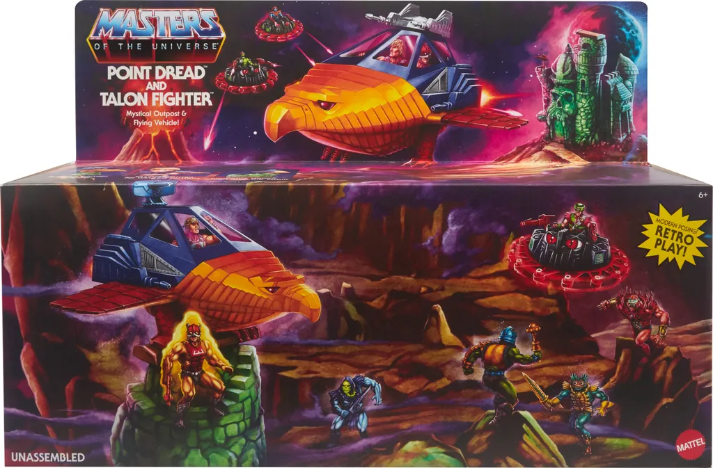 Véhicule Talon Fighter et Poste Point Dread Masters of the Universe