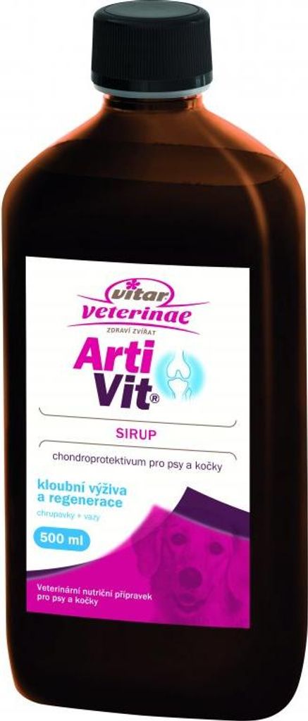 VITAR Veterinae ArtiVit Sirup 500 ml Gelenke Hunde Katzen