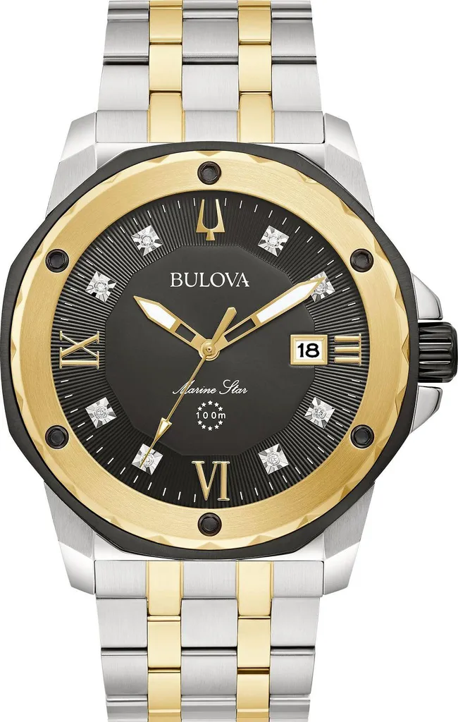 Montre Bulova Marine Star 98D175 Robuste et Précise en Acier Inox