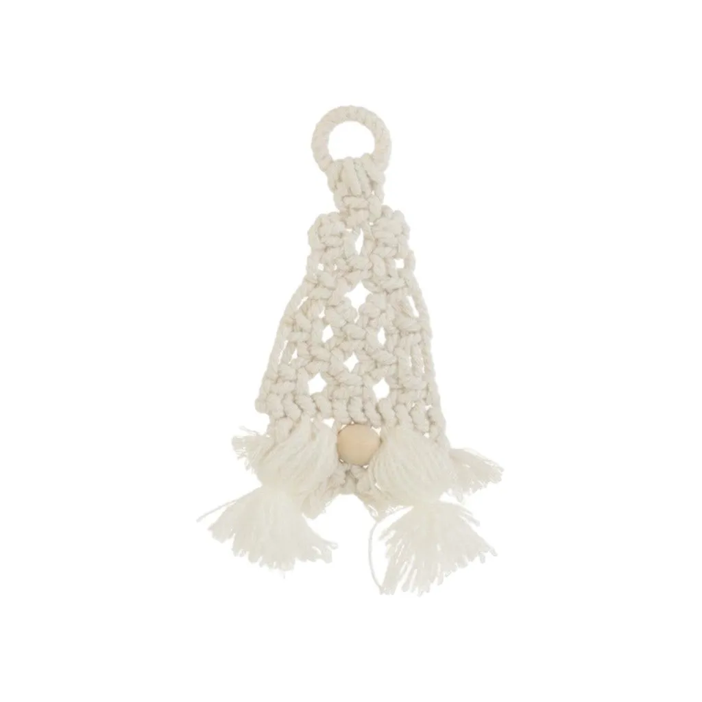 Nain Suspendu J-Line en Coton Blanc Doux - Design Scandinave Épuré