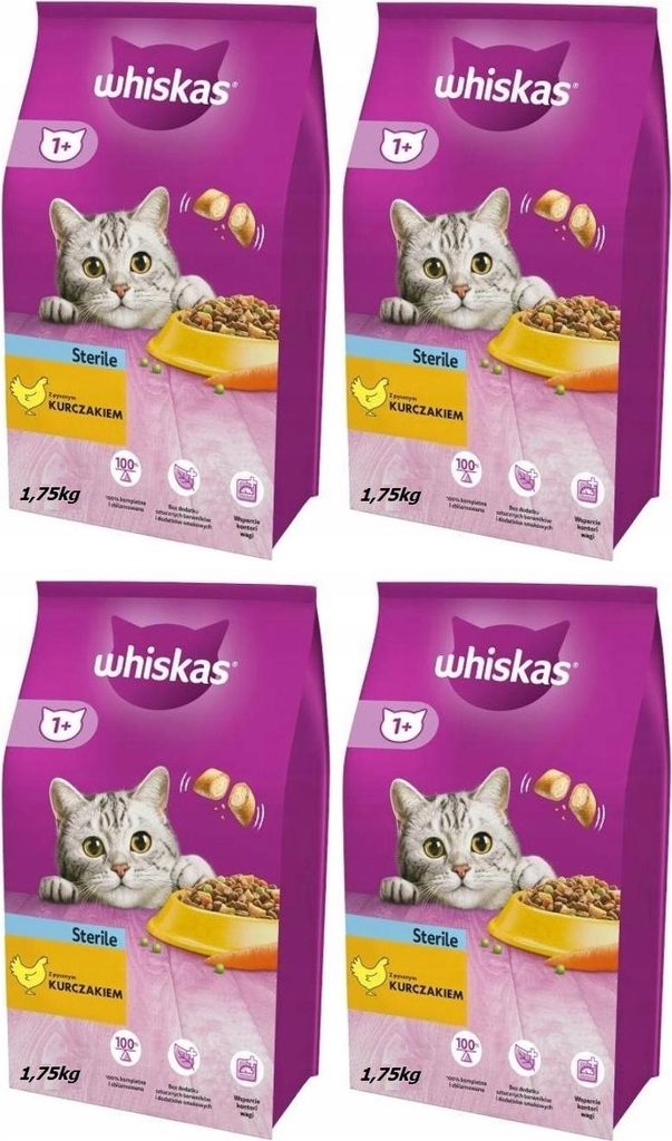 Whiskas Junior s kuřecím masem – krmivo pro koťata – 1,4 kg Obrázek produktu 