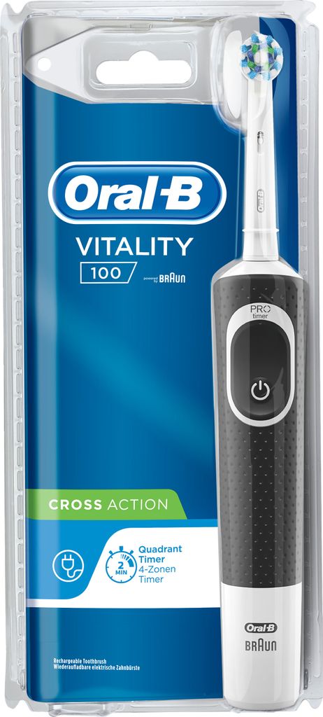 ORAL-B Zahnbürste Vitality 100 CrossAction CLS black Produktbild 
