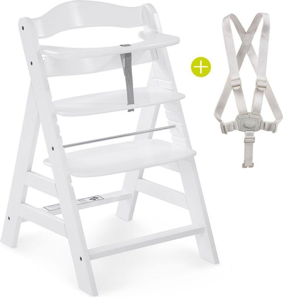 Hauck Hochstuhl Alpha Plus - White Produktbild 