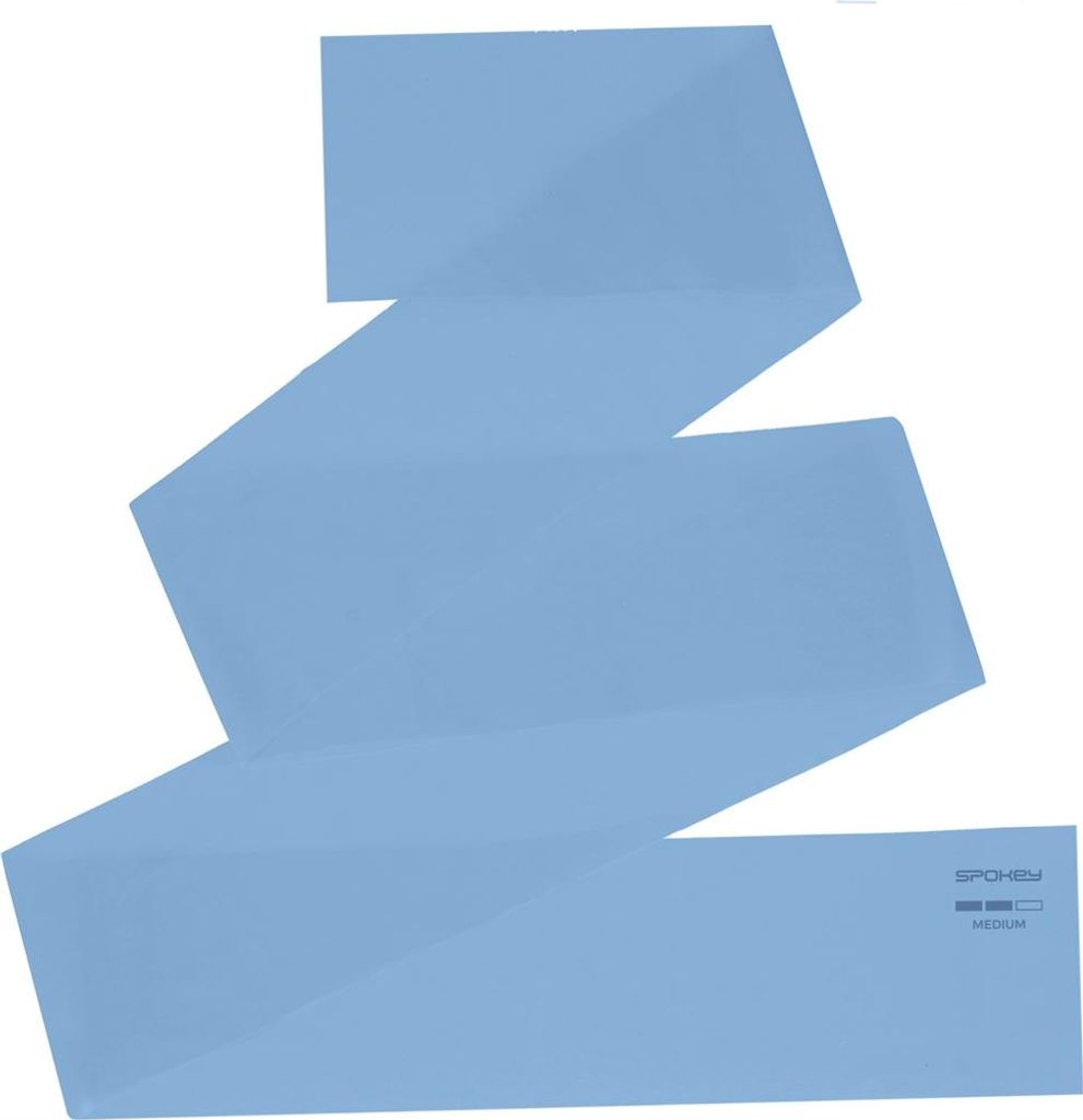 Fitness Gummi Mittelband 200 cm Spokey RIBBON Widerstand 12 kg