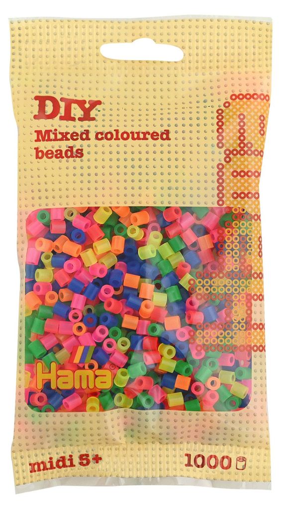 Borsa Hama con 1000 perline midi da stirare Neon Mix 51 Immagine del prodotto 
