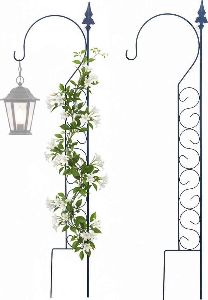 Relaxdays Supporto per rampicanti, set da 2 pezzi, A x L Immagine del prodotto 