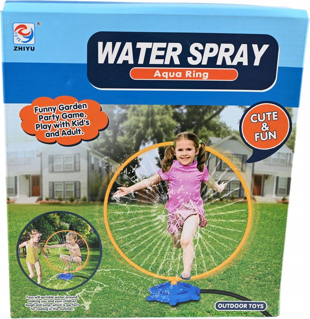 Riesen Rad Rasensprenger 70cm - Wasserspielzeug & Garten Fontäne für Kinder Sommer