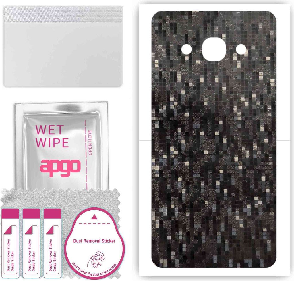 apgo Rückseite Schutzfolie, Skin, kompatibel mit Samsung Galaxy J7 Neo, Hinten Displayschutzfolie aus Vinylfolie, kratzfest, einfache Montage - Ca...