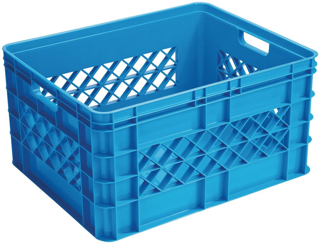 Boîte de rangement carrée Sunware – Bleue – 26 litres Image du produit 