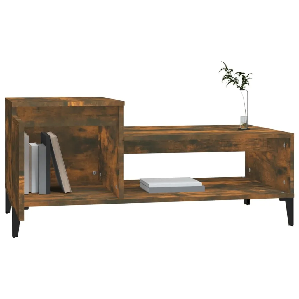 Offerta Tavolino Maison Exclusive Rovere Affumicato 100x50 cm Salotto - 3