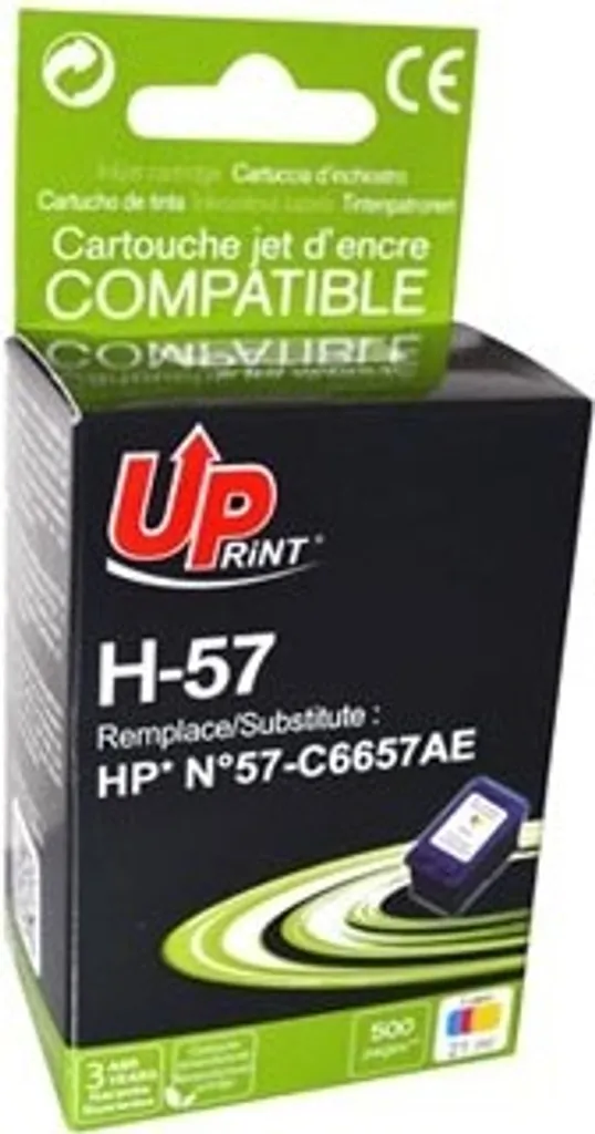 Cartouche HJ57UP T3AZUR anti-bavure pour remplacer votre encre vide