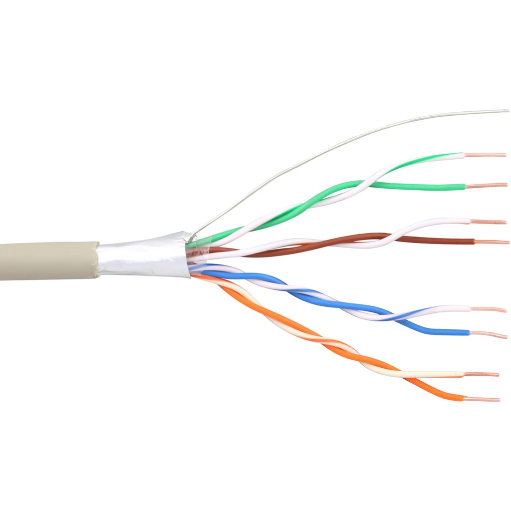 InLine® 69987 Câble téléphonique 8 fils, 4x2x0,6mm, à Image du produit 