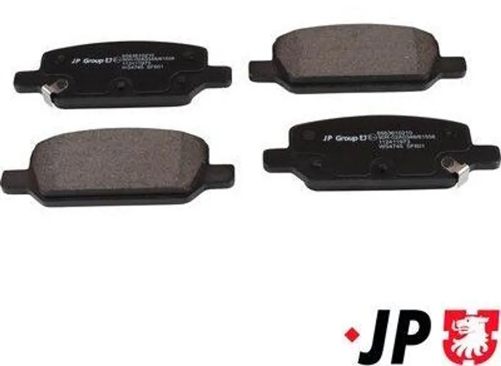 Plaquettes de frein arrière anti-bruit pour TESLA Model Y 5YJY