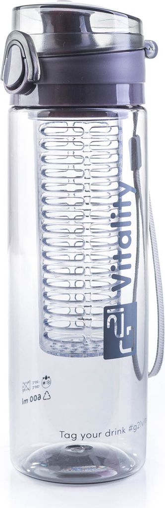 G21 Fľaša G21 na smoothie/juice, 600 ml, sivá G21-60022126 Obrázok produktu 