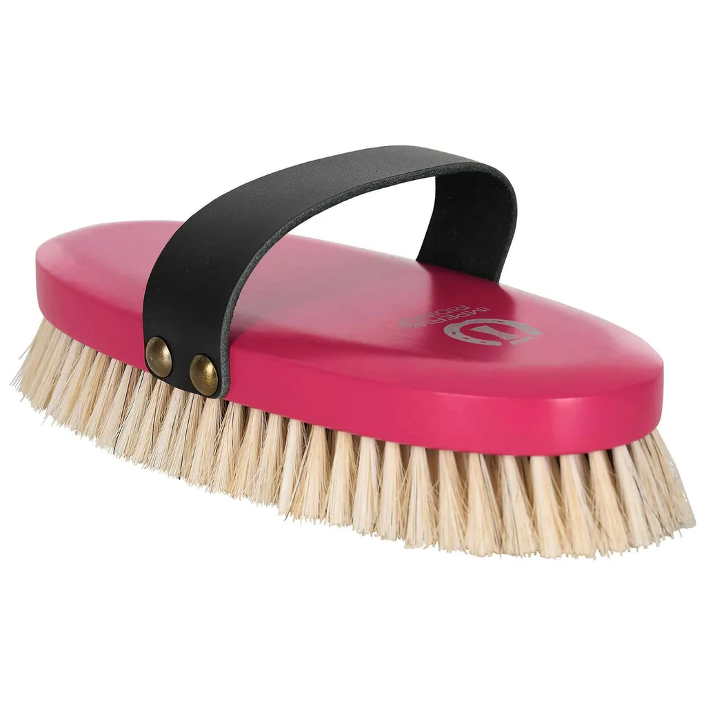 Imperial Riding Brosse Souple Neon Pink - Brosse de pansage ultra-douce