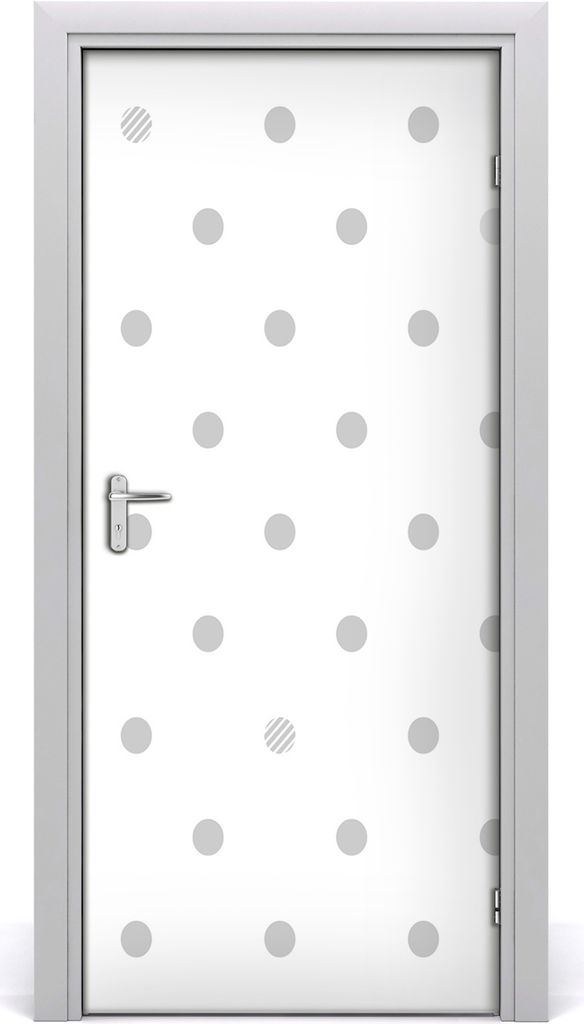 Tulup Türaufkleber 95x205 cm Dekorative Aufkleber Selbstklebend Wasserdichte Tapete Abnehmbar Schlafzimmer Wohnzimmer Wohnkultur - Punkte und Herzen