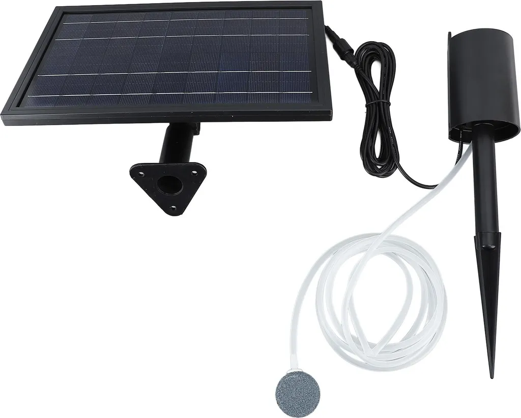 Aérateur solaire pour bassin de jardin et système hydroponique 10V 8W complet