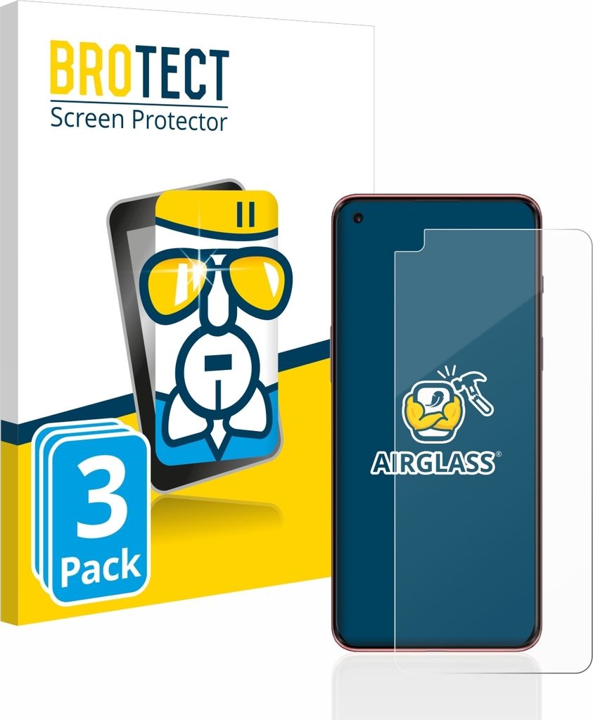 3x BROTECT Schutzglas für OnePlus Nord 2 5G Schutzfolie Produktbild 