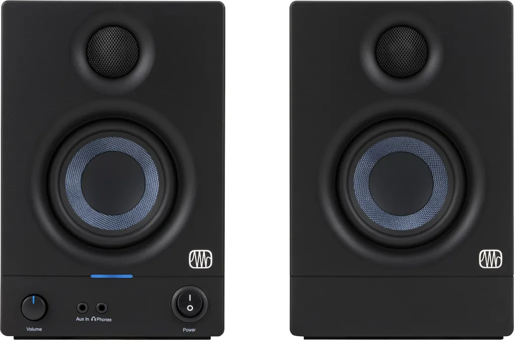 Enceintes PreSonus Eris 3.5 Idéales pour Montage Vidéo et Gaming Pro