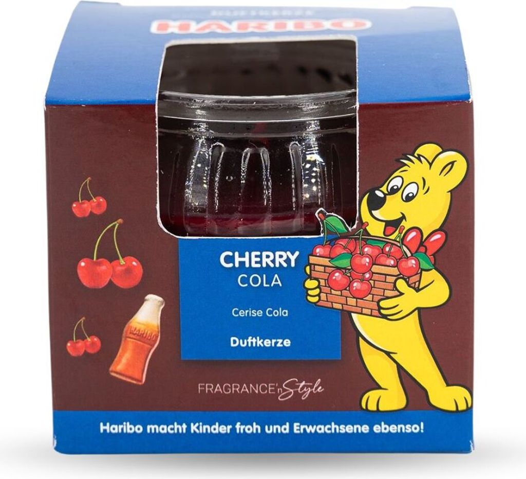 Geurkaars Haribo 85g Cherry Cola Produktbild 