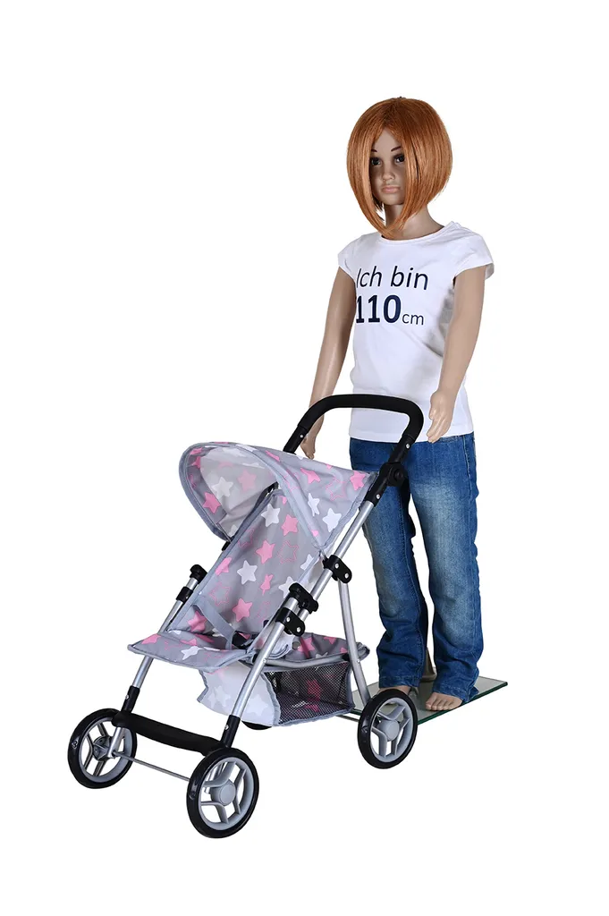 Poussette de poupée compacte Liba - Solution de rangement et jeu nomade