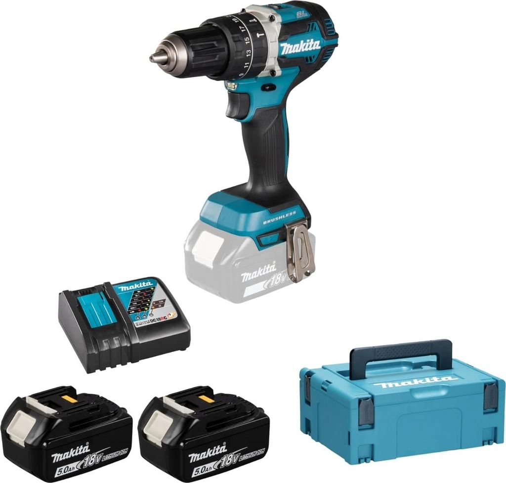 Perceuse Visseuse à Percussion MAKITA DHP484RTJ 18V Li-ion Image du produit 