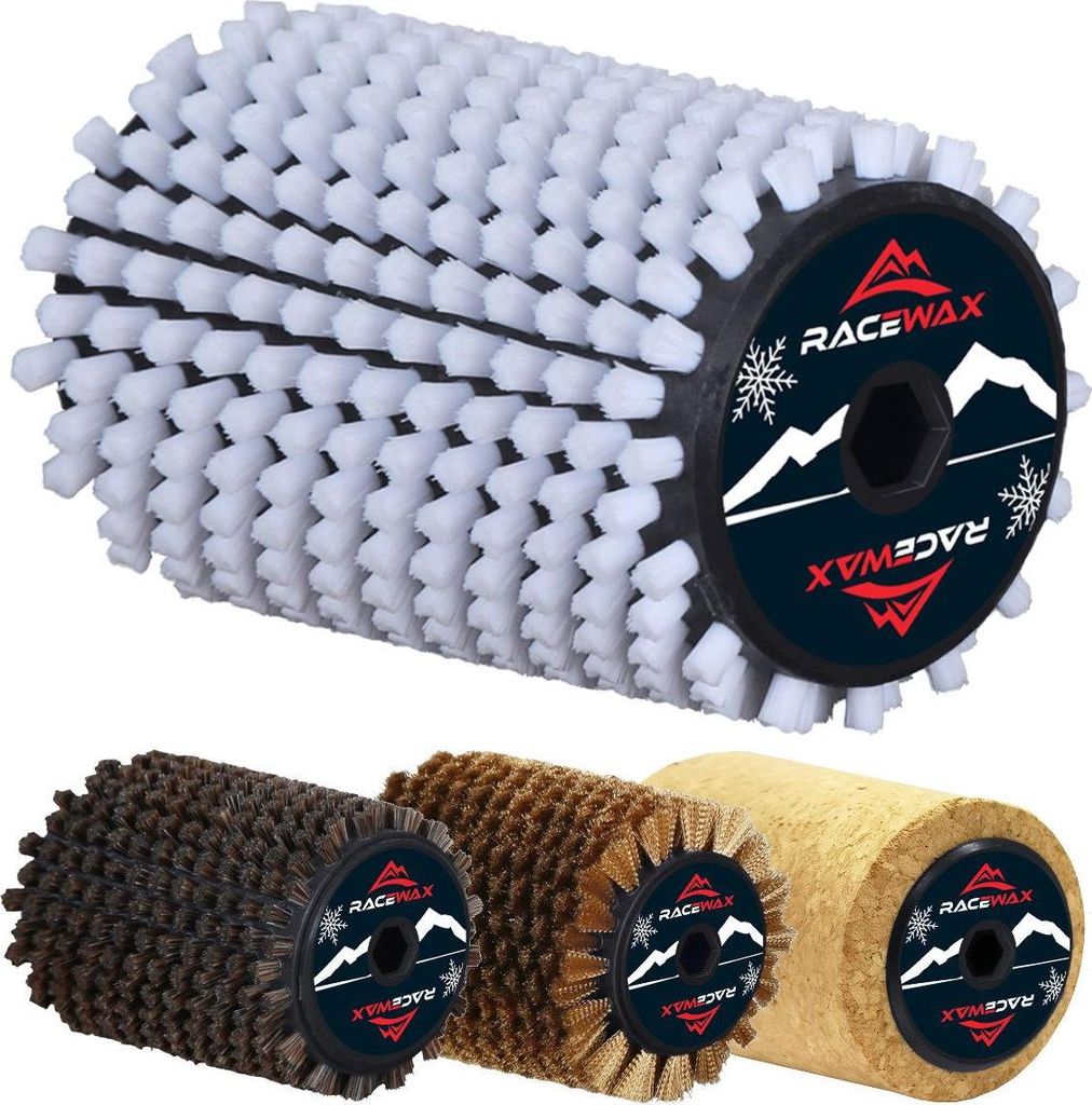 RaceWax Roto Bürsten Set Kork Nylon Rosshaar Kupfer Produktbild 