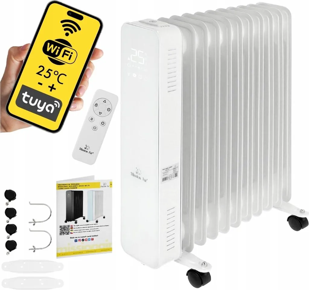 Sistema di Riscaldamento OSLO 2500W WiFi: Design e Performance