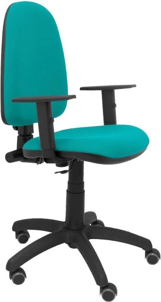 Fauteuil de bureau ergonomique vert clair Ayna Bali roulettes parquet