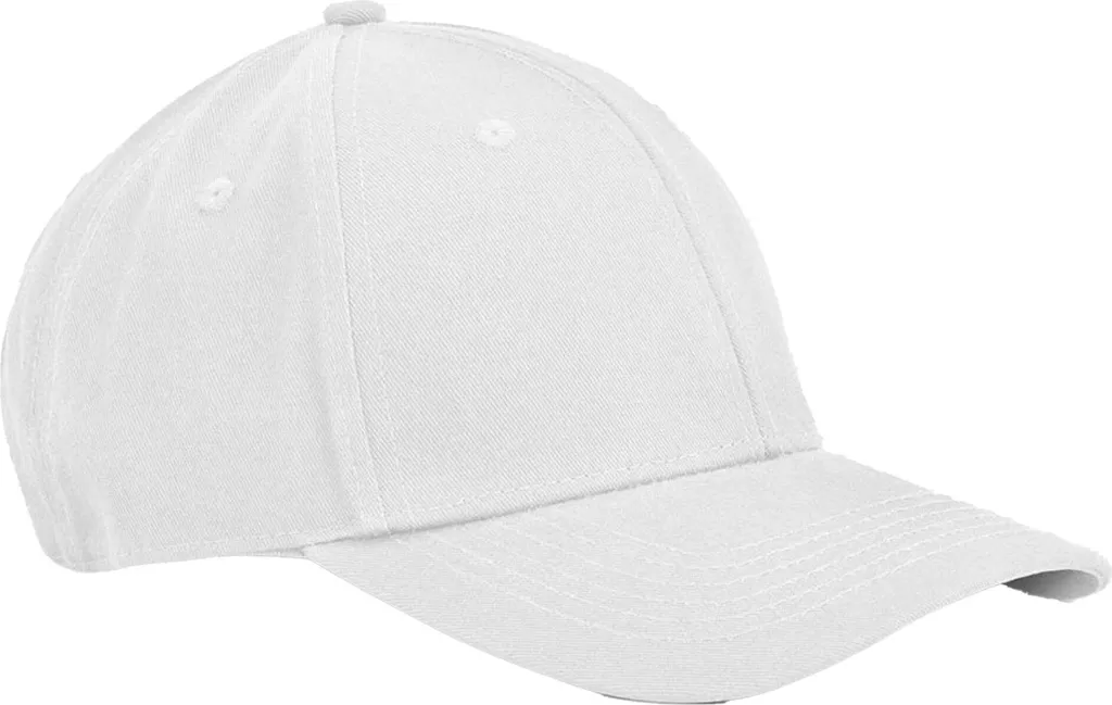 Beechfield BC6896 Bianco: Cappellino Organico 6 Pannelli Ideale per Logo