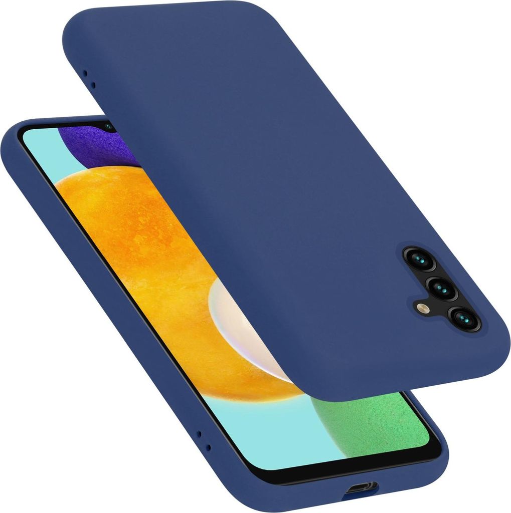 Cadorabo Schutzhülle für Samsung Galaxy A13 5G Hülle in Blau Handyhülle Case Cover TPU Etui