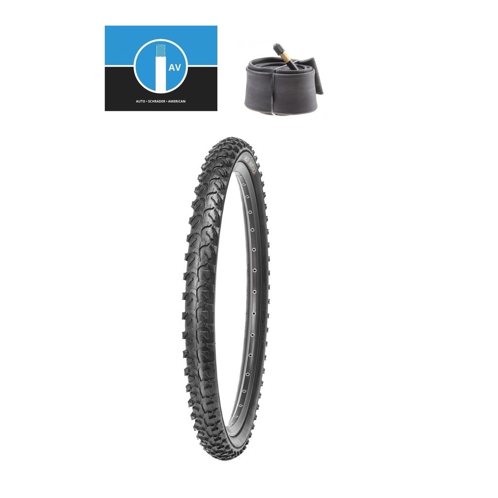 Fahrradreifen 26 x 1,95 Zoll MTB 53-559 SET KUJO inkl. AV Schlauch
