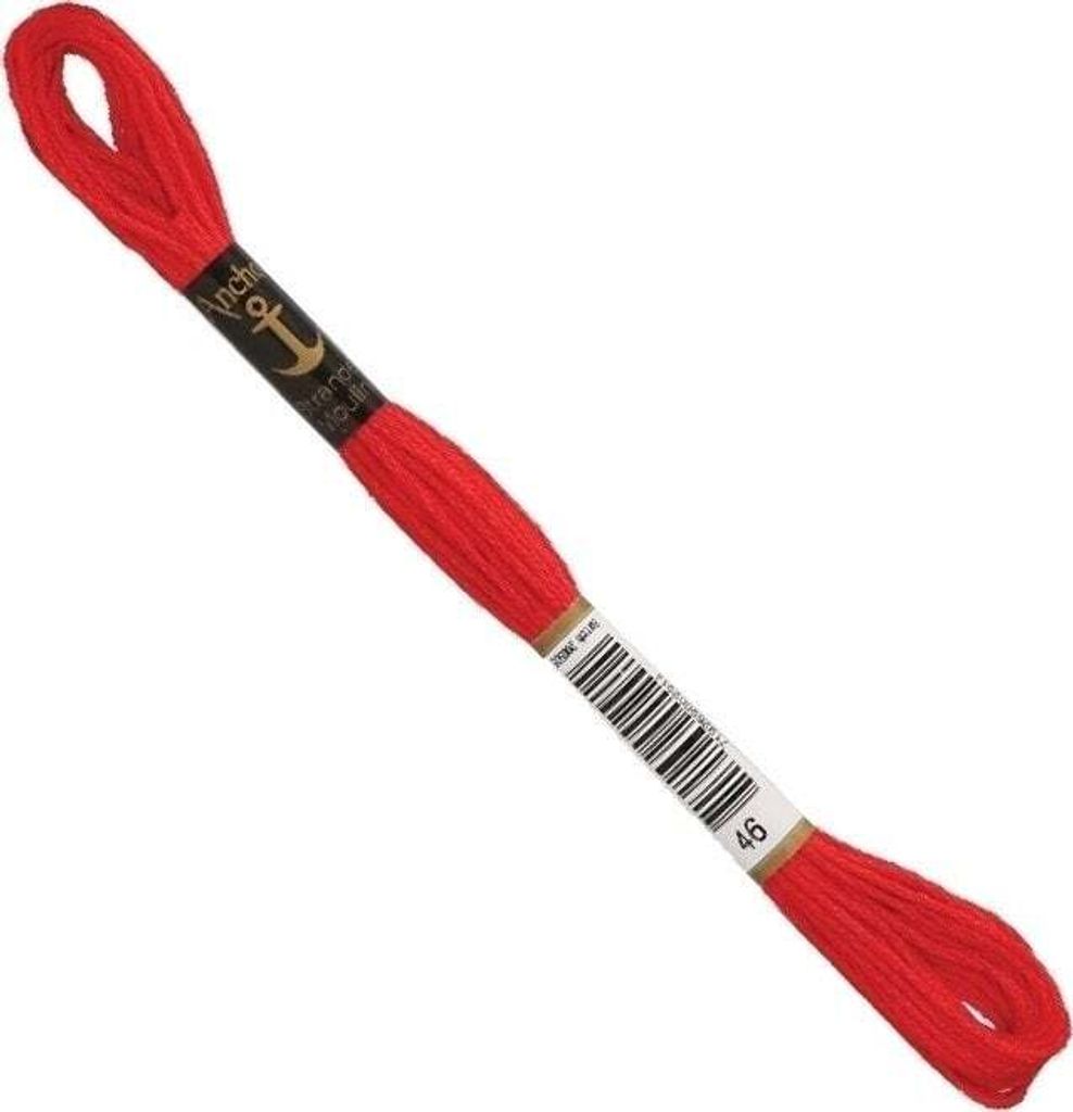 Fil à broder Anchor 4635000-00046 rouge Fil à broder, 100 % Image du produit 