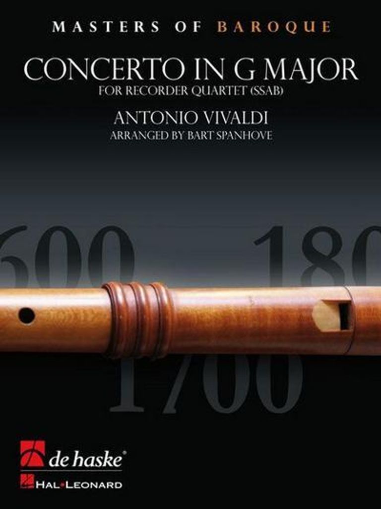 Concerto in G Major op.4,5for 4 recorders (SSAB)