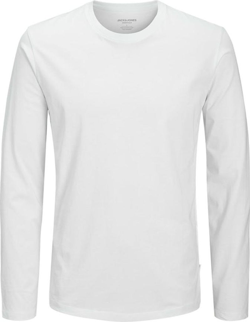 Jack & Jones Organic Basic Langarm-t-shirt Weiß XL Herren Weiß XL
