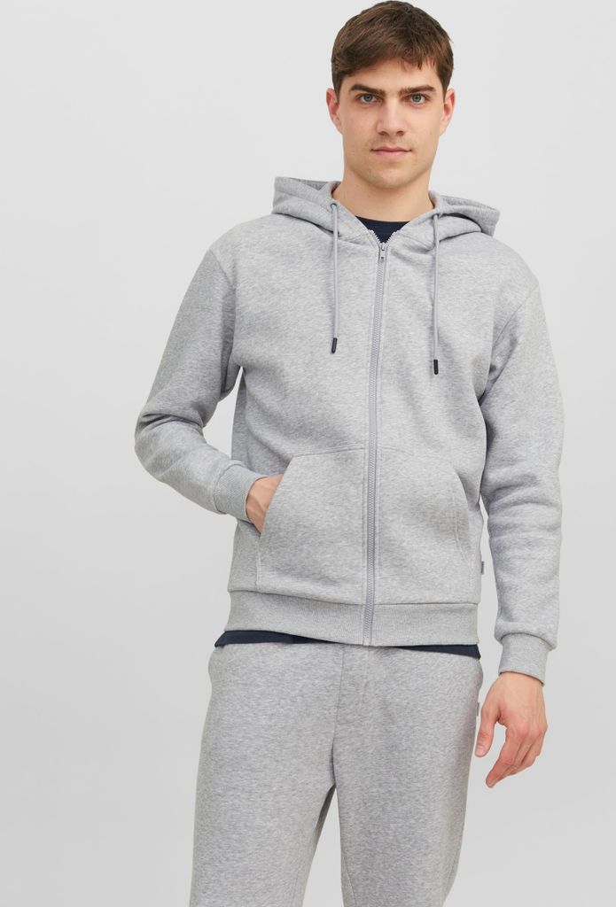 Jack&Jones Hoodie 12249342 in Grey color size large