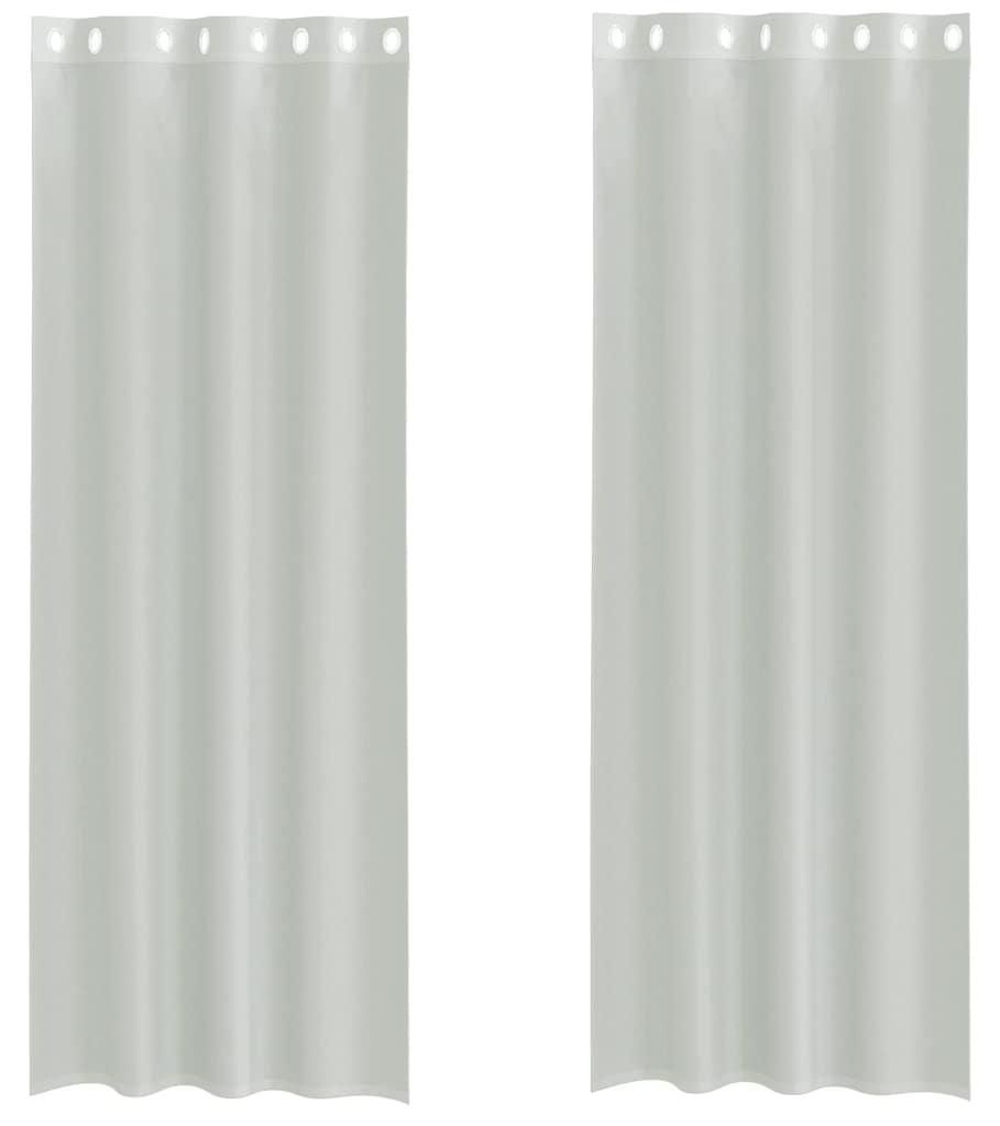 vidaXL Voálové záclony s očkami 2 ks. Svetlosivé 140x260 cm Obrázok produktu 