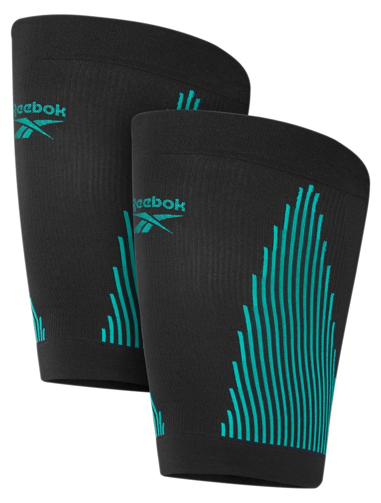 Reebok Knitted Compression Thigh Sleeve, Schwarz M